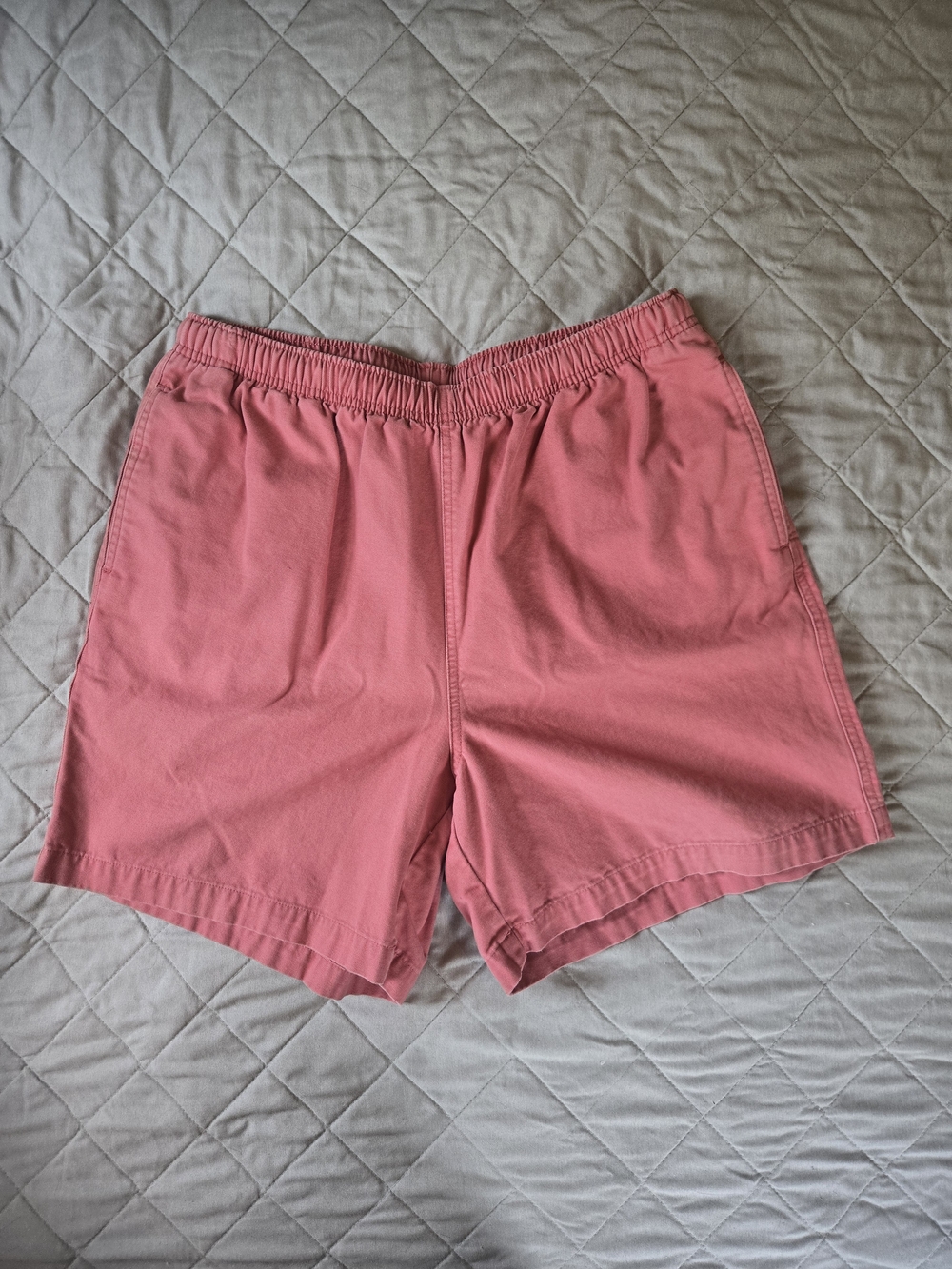 Lands' End Coral Drawstring Waist Shorts